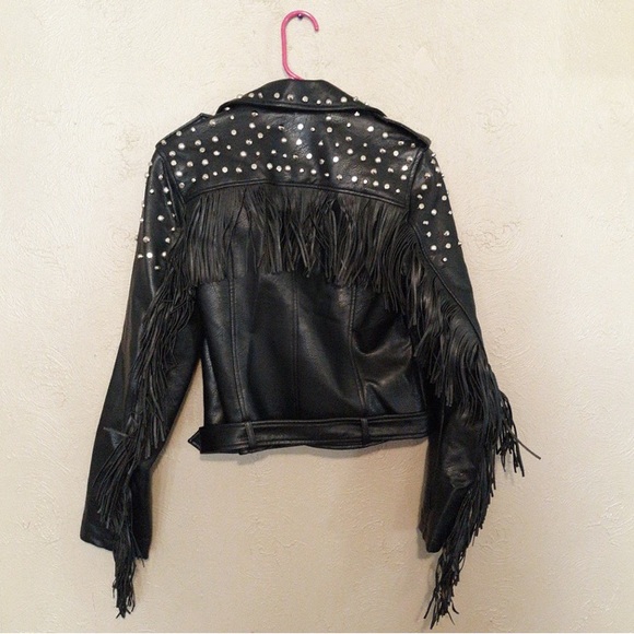 Vigors studded faux leather jacket - Picture 3 of 3